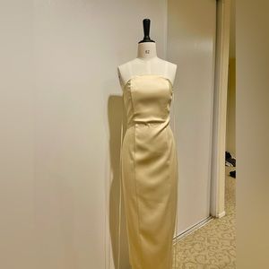 Zara satin effect midi dress